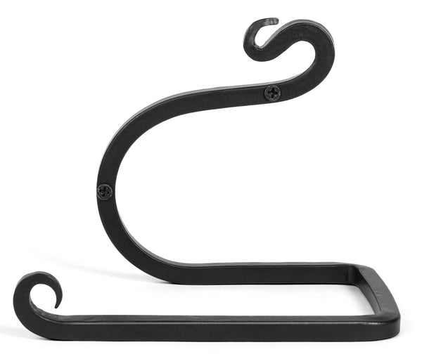 Wrought Iron Wave Design Toilet Paper Holder