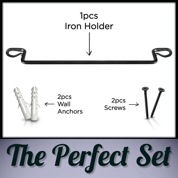 Handmade Wrought Iron Towel Holder  