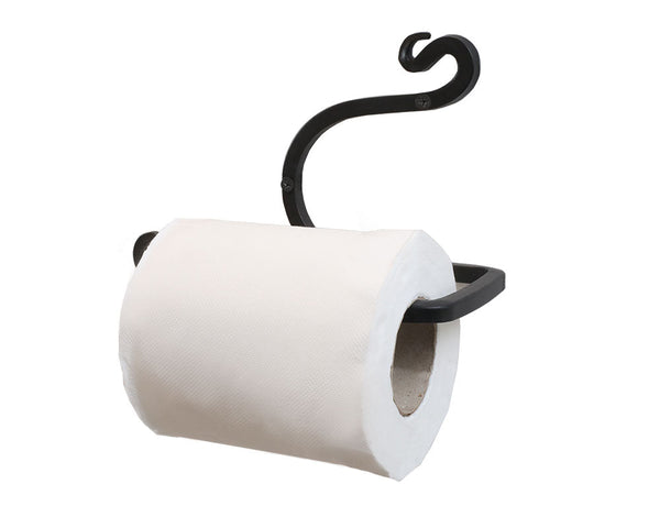 Wrought Iron Wave Design Toilet Paper Holder  